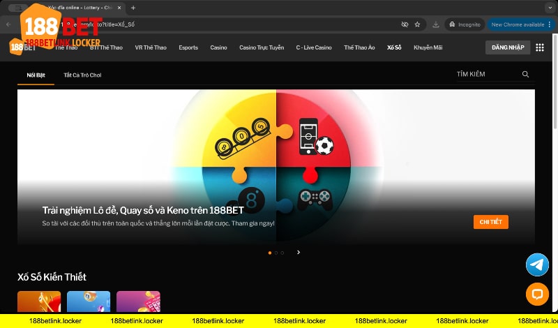 Lô đề, quay số và keno 188BET link